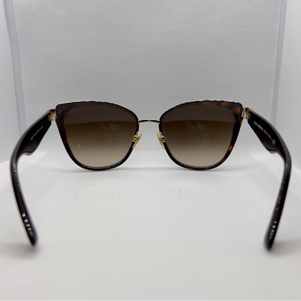 Dolce & Gabbana DG 2107 - Havana Gold Sunglasses - Gradient - Picture 10 of 16